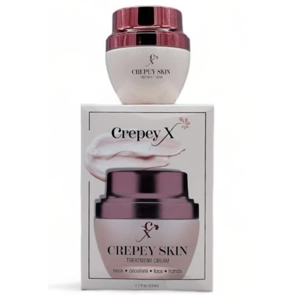 NEW Crepey X Crepey Skin Treatment Cream ~Neck/Decollete/Face/Hands~ 1.7 fl oz - Picture 10 of 10
